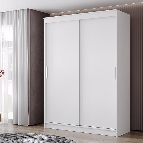 Шкаф-купе ГРАНД 1 1,6 Белый гладкий/Белый гладкий