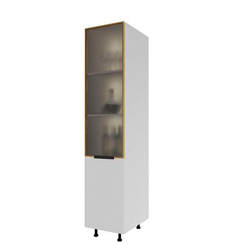 Фасад со стеклом из алюминиевого профиля (ПН450) 446х1298мм