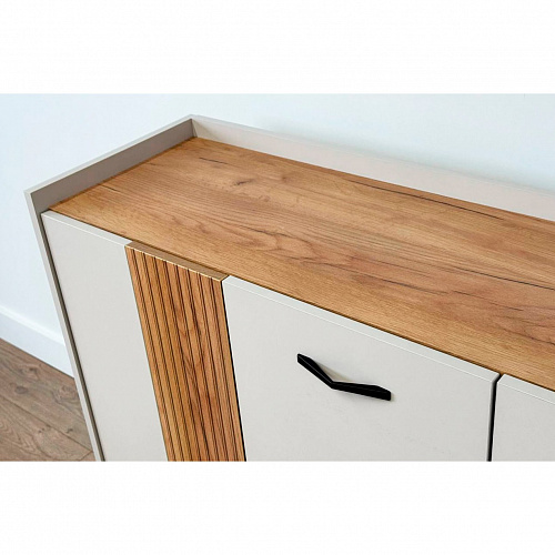 Комод Доминика кашемир/дуб крафт золотой