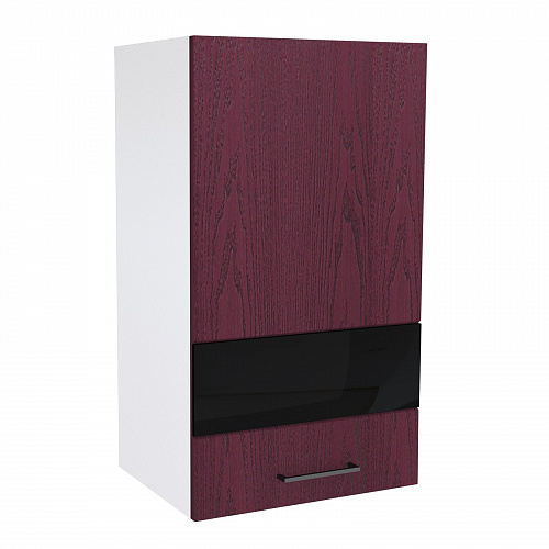 Модуль Шкаф навесной В400 Астра Красное дерево патина