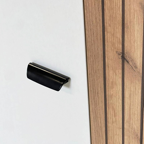 Шкаф двухдверный Моди дуб крафт золотой/белое дерево