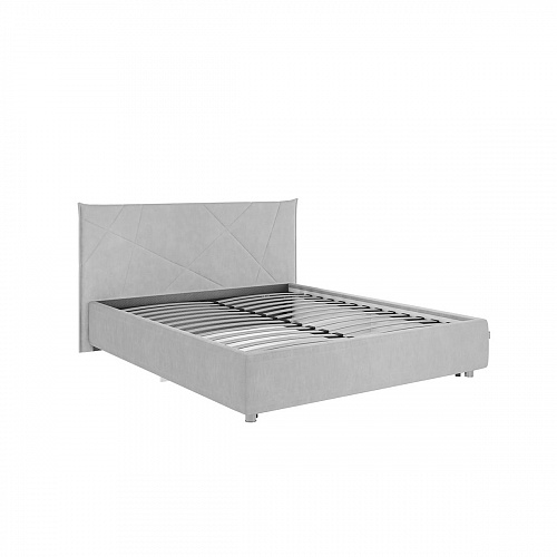 Кровать Бест 160х200 капучино (велюр)