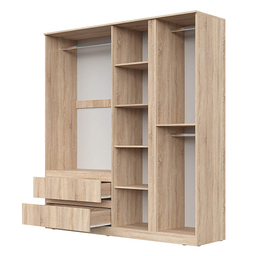 Шкаф НК STERN ШКЯ-4 с зеркалом Дуб сонома