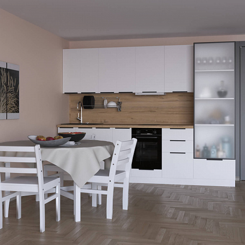 Фасад со стеклом из алюминиевого профиля (ПнС600) 596х1678мм