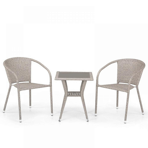 Комплект из ротанга T25C/Y137C-W85 Latte 2Pcs