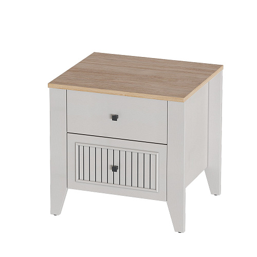 Спальный гарнитур Валенсия МГ Персидский жемчуг/Дуб натуральный светлый