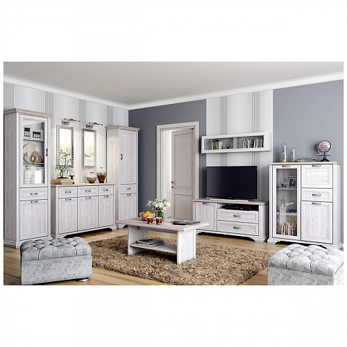 Тумба RTV 1D2SN MONAKO Сосна винтаж/дуб анкона