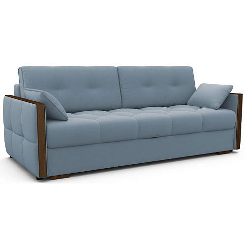 Диван САНДРА CATANIA DUSTY BLUE/Орех