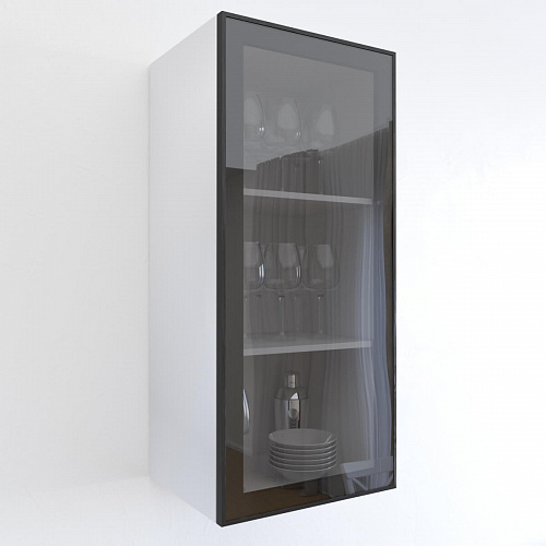 Фасад со стеклом из алюминиевого профиля 400х900