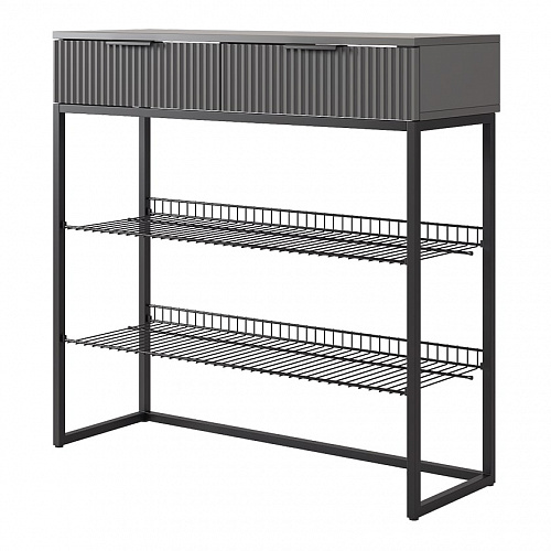 Обувница Классная 1 графит/черный муар