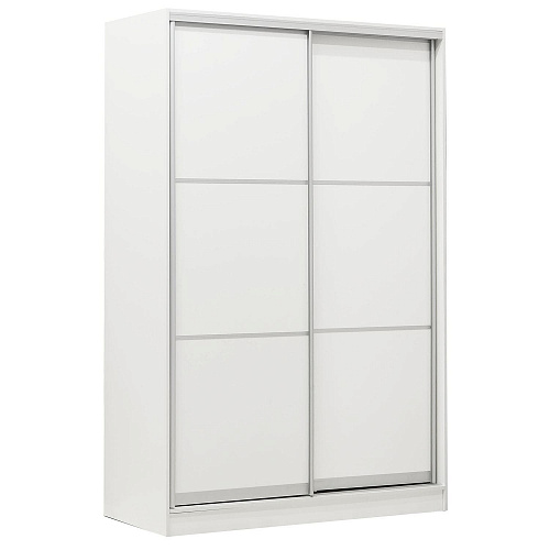 Шкаф-купе 2-х дверный 1540х590 ВАРИАНТ 3 Белый жемчуг