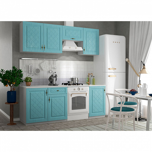 Кухонный гарнитур Гранд 2100 Зеленый