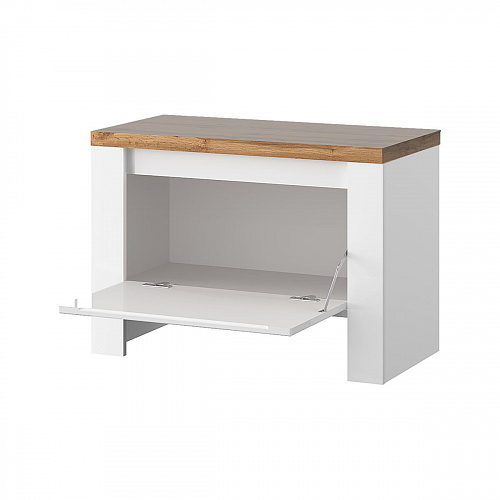 Тумба для обуви TAURUS 1D Белый/Дуб вотан