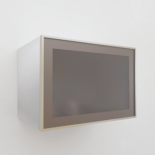 Фасад со стеклом из алюминиевого профиля 500х350