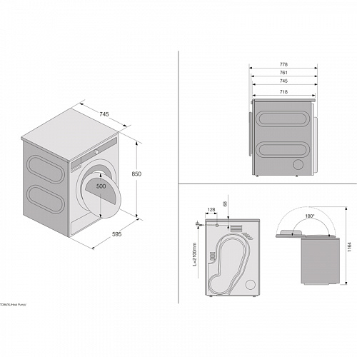 Сушильная машина ASKO T710HUXLW.P