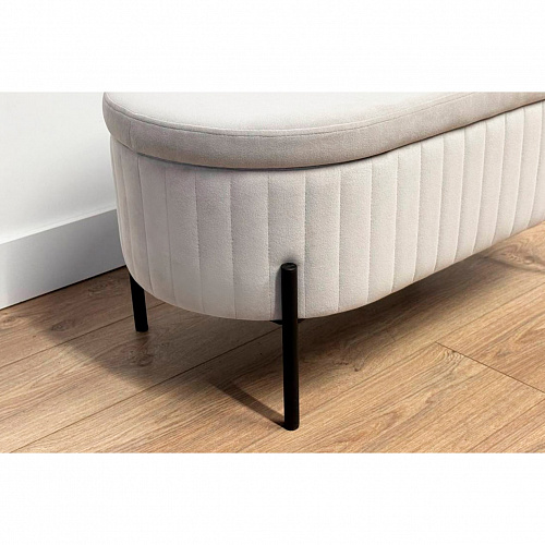 Пуф Винни галька (велюр)