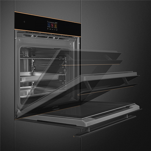 Встраиваемая электрическая духовка SMEG SO6604S4PNR