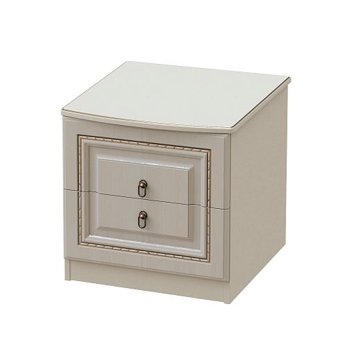 Спальный гарнитур Николь МГ Ясень жемчужный/Ваниль