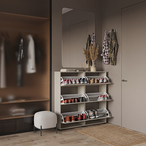 Тумба для обуви НК MOON 3 ящика Кашемир