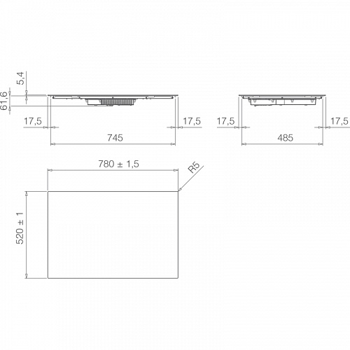 Индукционная варочная панель ELICA PRF0199862