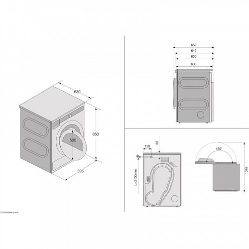 Сушильная машина ASKO T709HUW