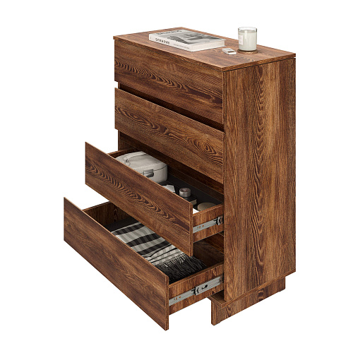 Комод НК DIEGO 4 ящика Каштан