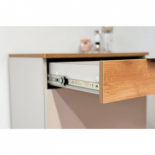 Обувница Баско кашемир/дуб крафт золотой