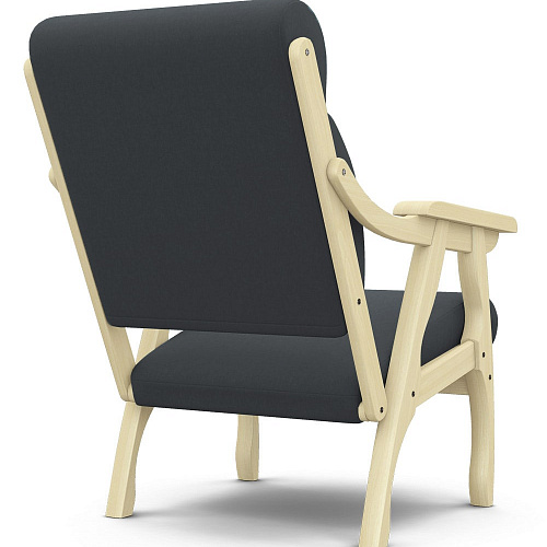 Кресло отдыха Вега-10 CATANIA GRAPHITE/Бесцветный (Лак)