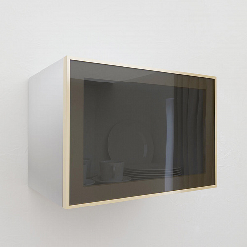 Фасад со стеклом из алюминиевого профиля 500х350