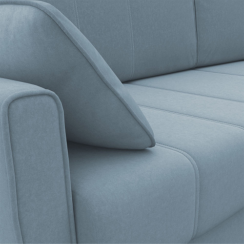 Диван РИМ CATANIA DUSTY BLUE/Бесцветный